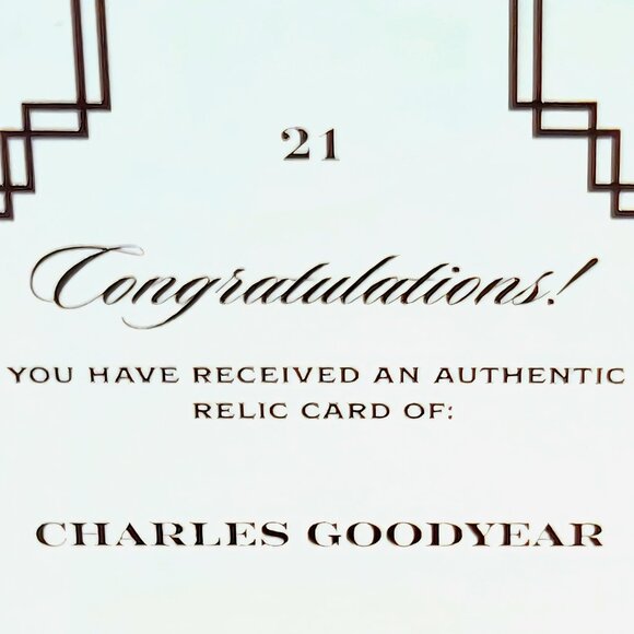 Authentic Charles Goodyear Handwriting Relic Piece of History Inventor - Picture 3 of 4